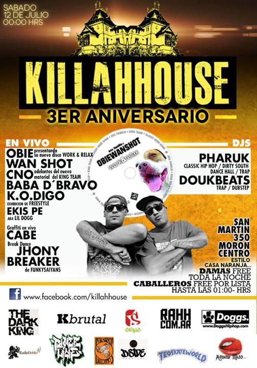 killahhouse tercer aniversario