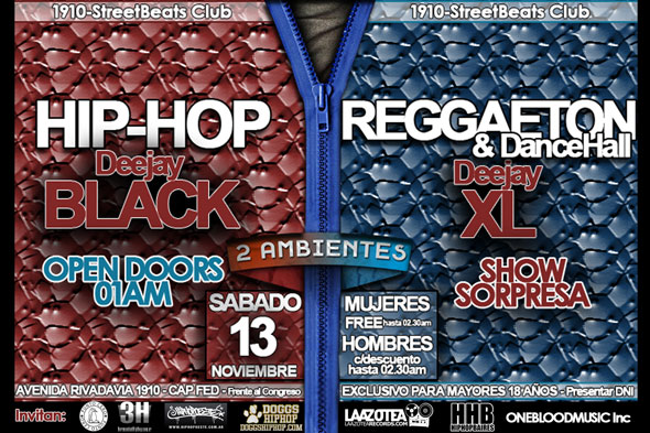 1910 Street Beats Club - La fiesta del Hip Hop no para!