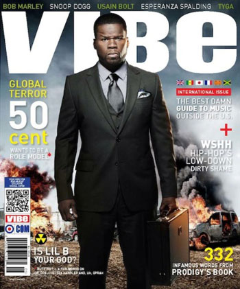 50 Cent Vibe Magazine International Cover