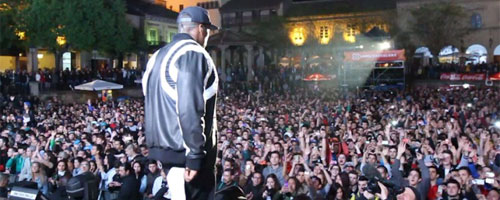 50 Cent en los X-Games de Barcelona