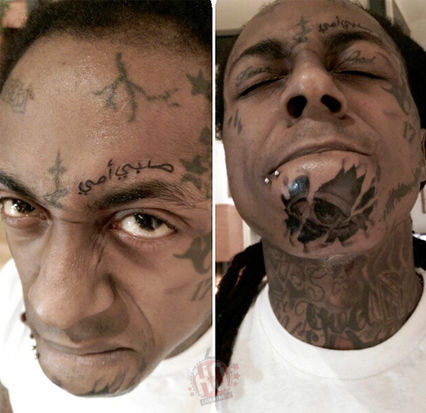 que se tatuó Lil Wayne?