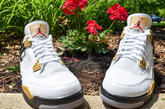 Air Jordan IV “Gold Digger” Customs by DMC Kicks