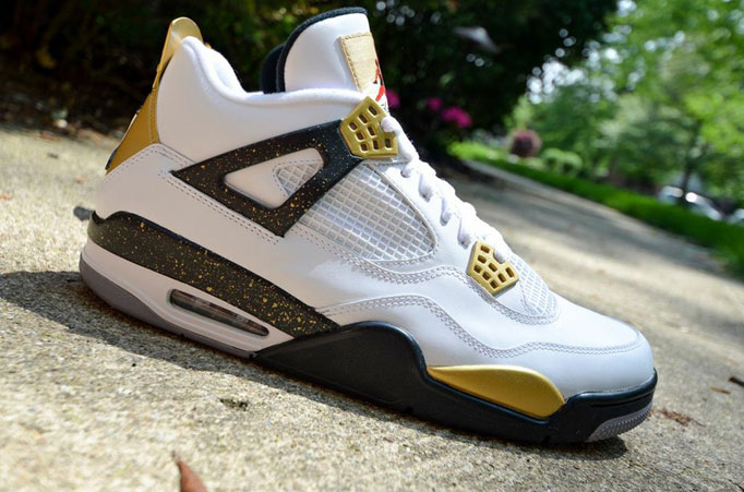 Air Jordan IV “Gold Digger” Customs by DMC Kicks