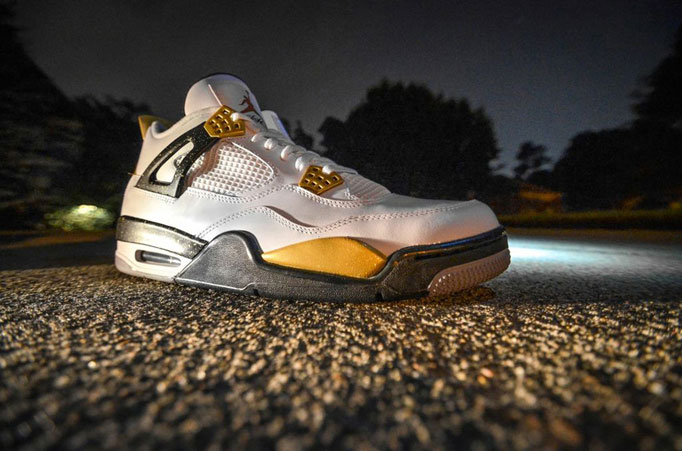 Air Jordan IV “Gold Digger” Customs by DMC Kicks