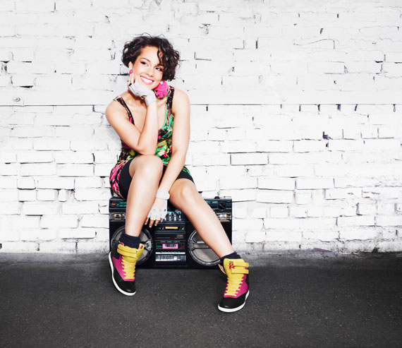 Alicia Keys x Reebok Classics 2013 collection