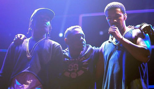 Asap Rocky, Kendrick Lamar y Drake