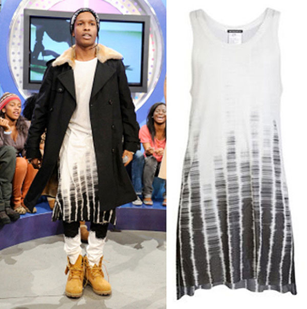 A$AP Rocky vestido de mujer