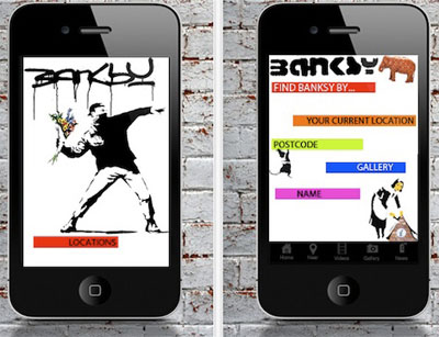 Banksy Locations App para iPhone