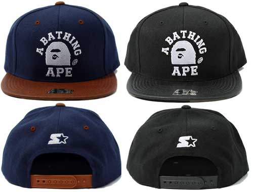 Bape x Starter - 1st Camo Snapback Caps