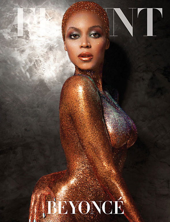 Fotos de Beyonce desnuda en Flaunt Magazine