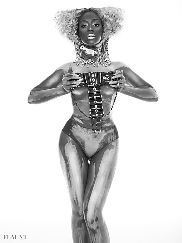 Beyonce desnuda en Flaunt Magazine